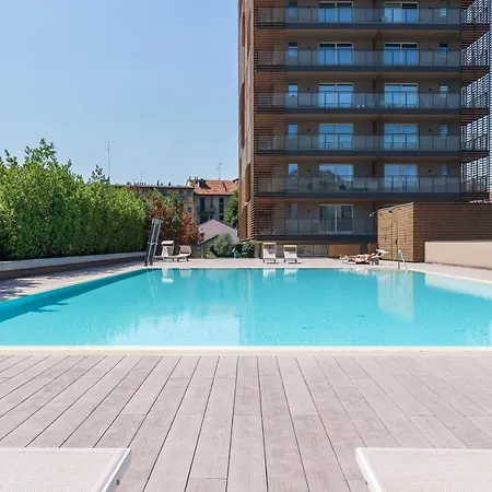 Luxury Flat With Pool Gym Parking - Unit9b Milan